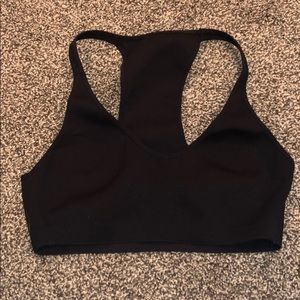 Aerie Real Me black unpadded bralette
